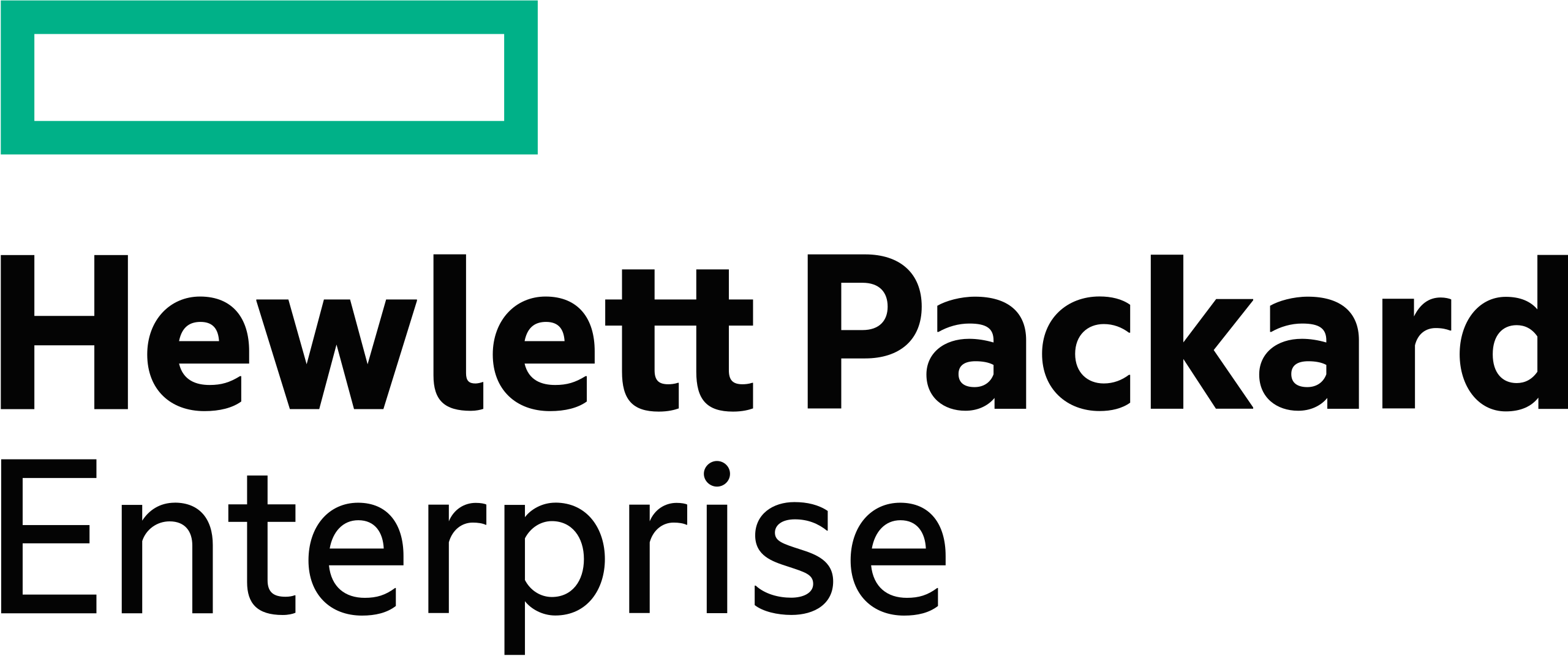 Hewlett Packard Enterprise Banner Logo