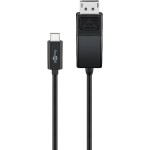 Goobay 51767 USB-C- DisplayPort adapter cable (4k 60 Hz), 1.20 m, black
