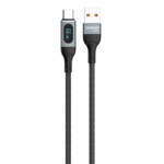 Kabel USB Dudao USB-A - USB-C 1 m Czarny (6973687243678)