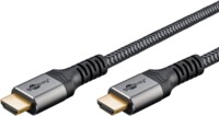 High Speed HDMI™ Cable with Ethernet, 3 m, Sharkskin Grey, 3 m - HDMI™ connector male (type A) > HDMI™ connector ma