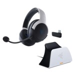 Razer Kaira Gaming Headset for Xbox& Charging Stand, White - Legendary Duo Bundle