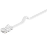 Goobay RJ45 CAT6 UTP 2M Uskærmet flad hvid