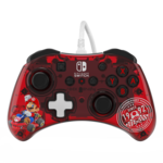 PDP Rock Candy: Mario Punch Controller Nintendo Switch, Nintendo Switch Lite, Nintendo Switch OLED Rød