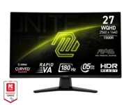 MSI MAG 274CQFDE 27' Rapid VA 2560 x 1440 (2K) DisplayPort HDMI 180 Hz
