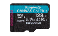 Kingston Canvas Go! Plus microSDXC UHS-I Memory Card 128GB 200MB/s