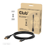 Club 3D Videoadapterkabel 2m Sort