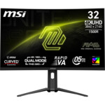 MSI MAG 321CUPDFDE 80cm (31.5') FHD 320Hz / 4K 160Hz (DualMode) VA Gaming Monitor Curved 16:9 HDMI/DP/USB-C 0,5ms