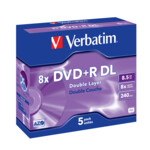 Verbatim 5x DVD+R DL 8.5GB