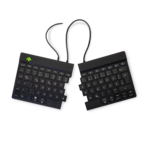 R-Go Split Ergonomiske tastatur, QWERTZ (DE), sort, kablet Tastatur Kabling Tysk