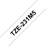 Brother TZe 231 Lamineret bånd (1,2 cm x 8 m) 1kassette(r)