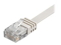 Goobay RJ45 CAT 6 FlatU/UTP CU 10m White