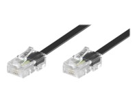 goobay 3m ISDN-kabel Sort