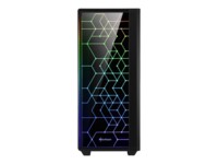 Sharkoon RGB LIT 100 Tower ATX Sort