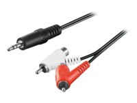 goobay Audiokabel 1.5m Sort