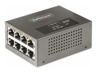 StarTech.com 4-Port Multi-Gigabit PoE++ Injector, 5/2.5G Ethernet (NBASE-T), PoE/PoE+/PoE++ (802.3af/802.3at/802.3bt), 160Watts Power Budget, Wall/DIN Rail Mountable - Unmanaged, For IP Cameras/Wireless APs/POSs (AS445C-POE-INJECTOR) 160Watt