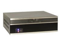 Inter-Tech IPC S25 Ultralille formfaktor Mini ITX Sort Sølv