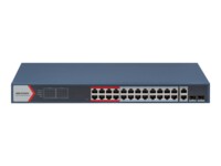 Hikvision Smart Managed Series DS-3E1326P-EI(B) Switch 24-porte Fast Ethernet PoE+