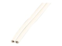 DELTACO MM-298 Bulkhøjttalerkabel Hvid 25m