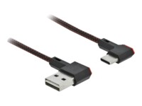 Delock Easy USB Type-C kabel 1.5m Sort Rød