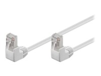 Goobay RJ45 CAT 5e Angled F/UTP CCA 5m White