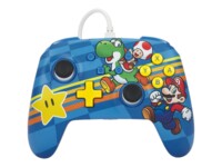 PowerA Controller Nintendo Switch OLED Nintendo Switch Sort Blå Gul