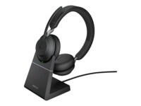 Jabra Evolve2 65 MS Stereo Trådløs Høretelefoner Sort