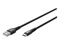 goobay USB Type-C kabel 2m Sort