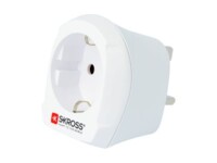 SKROSS Country Travel Adapter Europe to UK Stikadapter Hvid