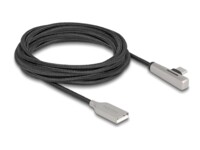 DeLOCK USB 2.0 USB Type-C kabel 3m Sort Sølv