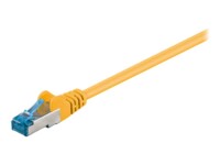 goobay CAT 6a SFTP, PiMF 1m Patchkabel Yellow