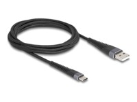 Delock USB Type-C kabel 2m Sort