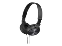 Sony MDR ZX310AP Kabling Hovedtelefoner Sort
