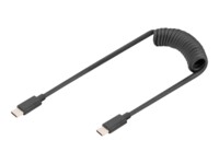 DIGITUS USB Type-C kabel 1m Sort