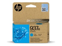 HP 937e EvoMore Cyan 1650 sider Blæk
