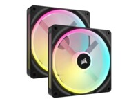 CORSAIR iCUE LINK QX140 RGB Fan 2-pack Sort 140 mm