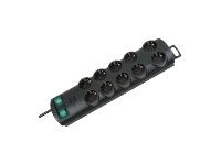 brennenstuhl Primera-Line Stikdåse 10-stik Sort 2m