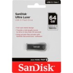 SanDisk Ultra Luxe 64GB USB 3.1 Gen 1 USB stick Sølv