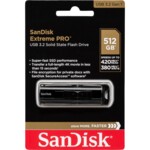 SanDisk Extreme Pro 512GB USB 3.2 Gen 1 USB stick Sort