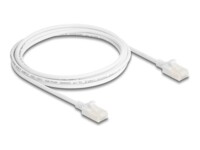 DeLOCK CAT 6a U/UTP, Unshielded 2m Patchkabel Hvid