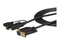 StarTech.com HDMI to VGA Cable - 10 ft / 3m - 1080p - 1920 x 1200 - Active HDMI Cable - Monitor Cable - Computer Cable (HD2VGAMM10) Video transformer