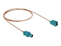 DeLOCK Antennekabel Koaksial 50cm RAL 5021 Vandblå Blå