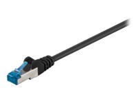 Goobay CAT 6a S/FTP CU 1m Black