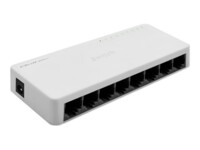 Qoltec 8-porte Fast Ethernet