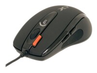 A4Tech XGAME Opto Oscar X710 Extra Fire Optisk Kabling Sort