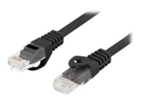 Lanberg PCU6-10CU CAT 6 Ikke afskærmet parsnoet (UTP) 25cm Patchkabel Sort