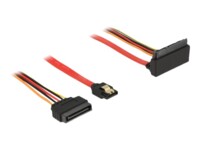 DeLOCK Seriel ATA-kabel Sort Rød Gul 30cm