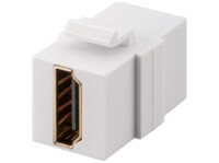 HDMI™ Keystone Module with 2x HDMI™ Jack Sockets, 8K @ 60 Hz