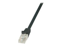 LogiLink CAT 5e Ikke afskærmet parsnoet (UTP) 2m Patchkabel Sort