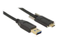 Delock USB Type-C kabel 1m Sort