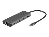 StarTech.com USB C Multiport Adapter, 10Gbps USB Type-C Mini Dock with 4K 30Hz HDMI, 100W Power Delivery Passthrough, 3-Port USB Hub, GbE, Portable USB 3.1/3.2 Gen 2 Laptop Dock, 10' Cable - Portable Travel Dock USB-C 3.2 Gen 2 / Thunderbolt 3 Dockingstat